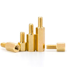 M2M2.5 M3 M4 Solid Brass Copper Hex Standoff Support Spacer Pillar for PCB Board