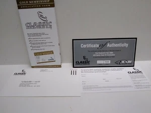 CLASSIC CARLECTABLES 1/18 CERTIFICATE for PAUL DUMBRELLS 2008 HSV VE Commodore - Picture 1 of 3