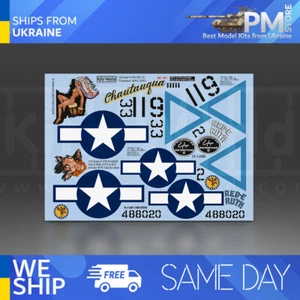 Kits World KW132040 1/32 Aufkleber für P-47D Rasiermesser Chautauqua/Rot E Ruth - Bild 1 von 4