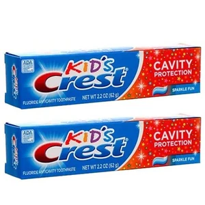 Crest Kids Cavity Toothpaste Fun Bubblegum Anticavity 2.2oz (Pack of 2) - Picture 1 of 3