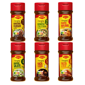 Maggi Würzmischung Testpaket (je 1x Würzmischung Nr. 1, 2, 3, 4, 5, 6) + usy Blo - Bild 1 von 13