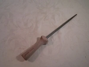 Coltello per posate Chicago lama asta per affilare strumento da cucina con manico in legno - Foto 1 di 7