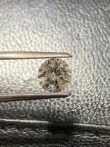 YAG Yttrium Aluminum Garnet 6.0mm Round Brilliant Colorless Loose Stone 1.10 cts - Picture 1 of 6