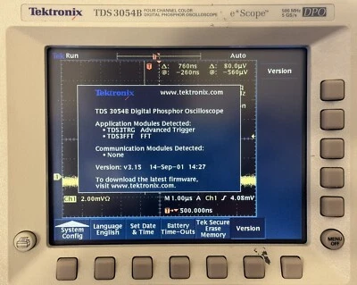 Tektronix TDS 3054B 500Mhz, 5GS/s. - Image 1 of 4