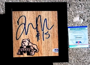 TEAIRA MCCOWAN Mississippi State Bulldogs SIGNED + FRAMED Floor PSA/DNA - Picture 1 of 1