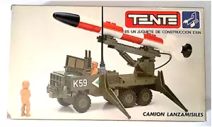 TENTE EXIN CAMION LANZAMISILES SIGILLATO SERIE SCORPION 1981 RARE MADE IN SPAIN - Imagen 1 de 12