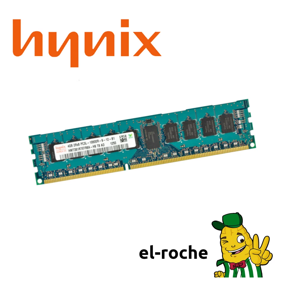 [RAM SERVER | SERVIDOR] Hynix	HMT351R7EFR8A-H9	DDR3 4GB 1333 ECC - Immagine 1 di 1