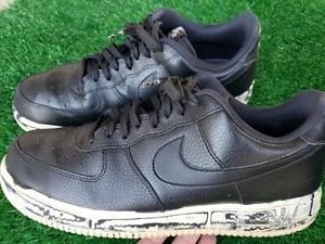 Size 13 - Nike Air Force 1 '07 LV8 Black Marble - Picture 1 of 9