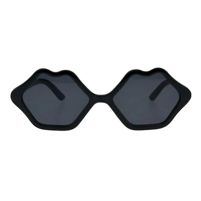 Gafas de sol con forma de labios para mujer lindas tonos de labios beso UV 400 Foto 1 de 4