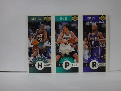 1996-97 Collector's Choice Mini-s Richmond/Perdue/Hawkins - Image 1 of 2