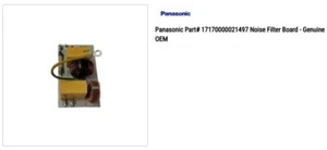 Panasonic Part# 17170000021497 Noise Filter Board - Genuine OEM - Picture 1 of 1