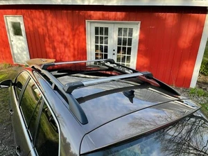 FIT FOR VW TIGUAN ALUMINUM TOP ROOF RACK CROSS BAR CROSS RAIL LOCKABLE 2016-2019 - Foto 1 di 6