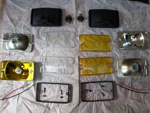 Peugeot 205 GTI NEW yellow clear SIEM GLASS - reflectors - REBUILD LENSE KIT etc - Picture 1 of 18