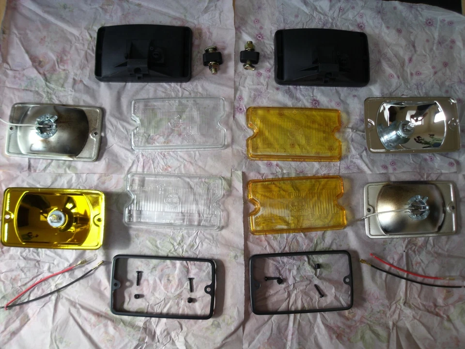 Peugeot 205 GTI NEW yellow clear SIEM GLASS - reflectors - REBUILD LENSE KIT etc - Image 1 of 4
