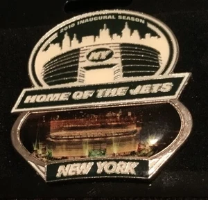 New York Jets 2010 Inaugural Season Home of the Jets Met Life Stadium Pin - Picture 1 of 1