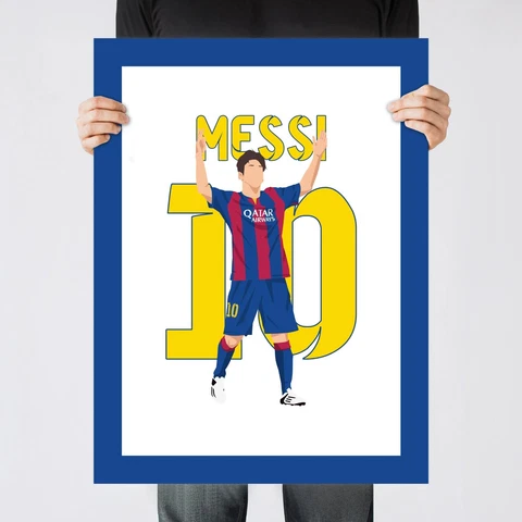 Lionel Messi Goal, 2015 Copa Del Rey Final Print/Poster/Wall-Art [Part 4 of 4] Cover