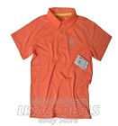 New Boys Reebok Polo Shirt Speedwick Orange Gray Heather Size 4