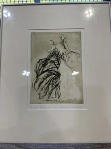 RAR Frances Hodson 1998 Intaglio Print. "Icestorm". Signiert & Nummeriert 8/10 Rarität - Bild 1 von 6