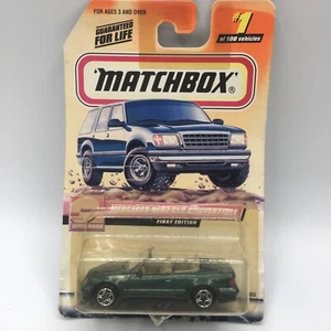 1999 Matchbox Mercedes-Benz CLK Convertible Dark Green  New Sealed - Picture 1 of 3