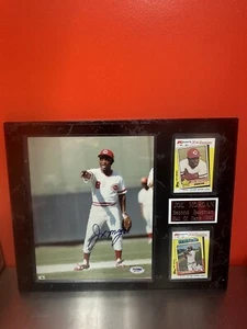 JOE MORGAN AUTOGRAPHED 8x20 Plaque! PSA Certified! Free Shipping! - Picture 1 of 5