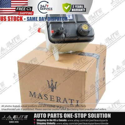 Genuine Coolant Expansion Tank fits Maserati Quattroporte Levante Ghibli DIESEL - Imagem 1 de 4