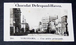 PHOTO CHOCOLAT DELESPAUL-HAVEZ 1950 JAPON ASIE YOKOHAMA RUE PRINCIPALE NIPPON - Imagen 1 de 2