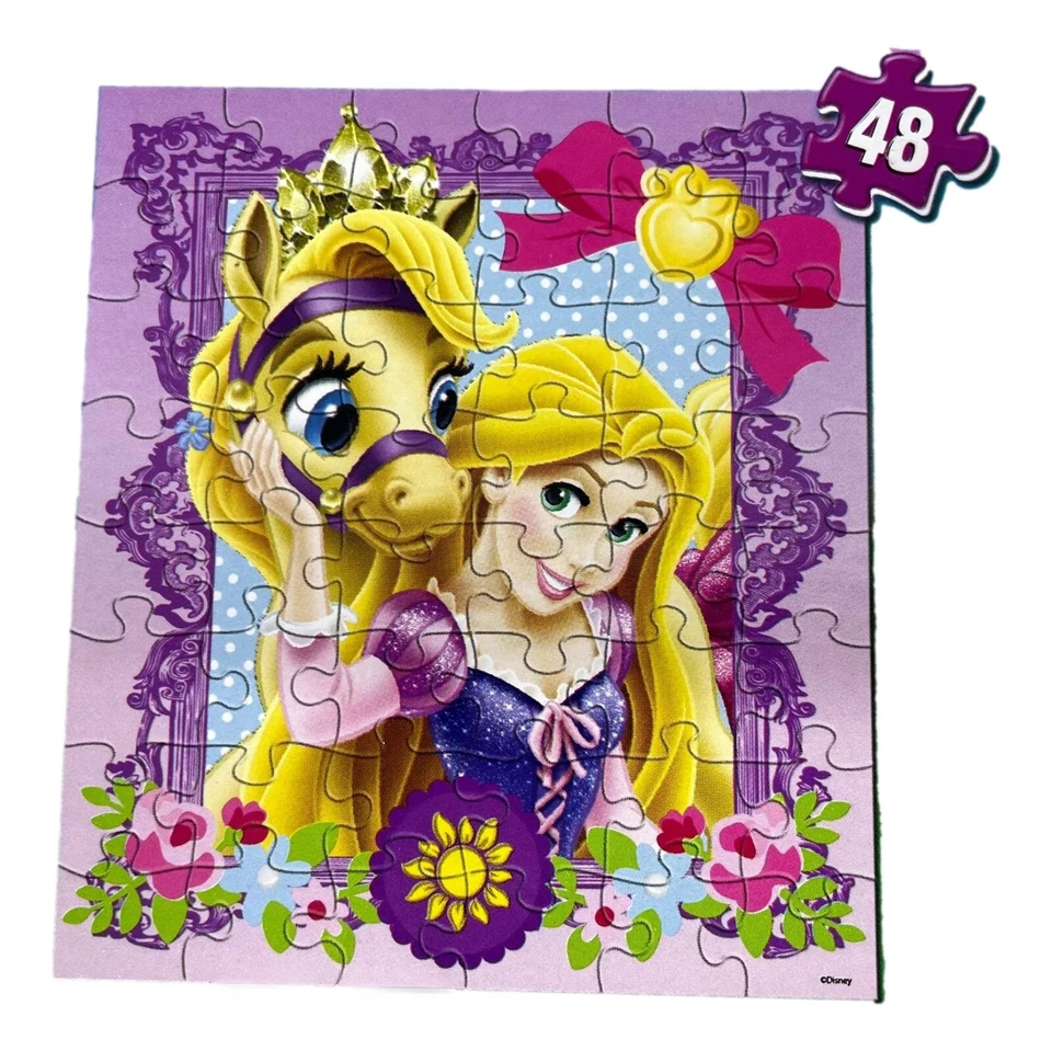 Disney Princess Palace Pets Rapunzel 48 Piece Jigsaw Puzzle Fun 10.3" x 9.1" - Image 1 of 4