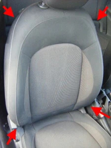 MINI F56 COOPER 3 DOOR PASSENGER FRONT SEAT BACK 28k miles genuine 2017 - Picture 1 of 12