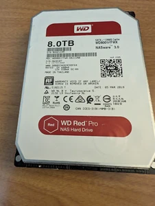 WD Red Pro 8TB WD8001FFWX SATA /128MB Cache NAS hard drive - Photo 1/10