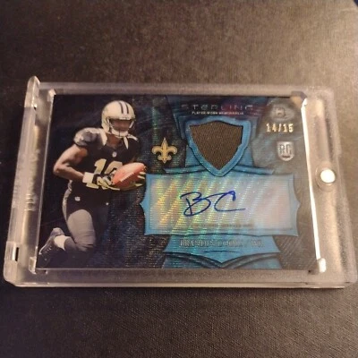 #14/15 布兰丁库克新秀签名 2014 年 Bowman Sterling Saints 德克萨斯人 — 第 1/4 张图片