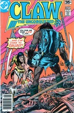 CLAW THE UNCONQUERED #12 SWORD AND SORCERY! BRONZE AGE DC COMICS 1977!