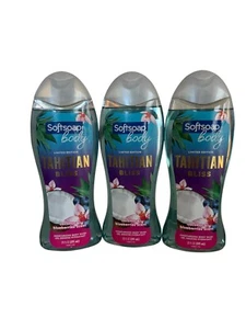 3x Softsoap Duschgel Tahitian Bliss Kokosnuss & Blaubeeren Duft 20 Oz. EA - Bild 1 von 2
