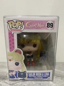 Pop Vinyl - Sailor Moon & Luna - Sailor Moon - #89 - with Protector - Picture 1 of 7