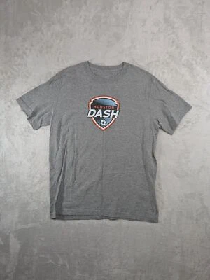 Nike MLS Houston Dash Men's Size Large Grey T-Shirt - Image 1 of 4