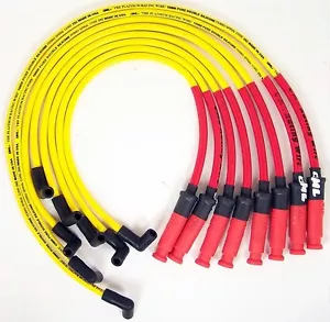 CKP Series 6.6L 7.4L High Performance 10mm Yellow Spark Plug Wire Set 48431Y - Picture 1 of 1