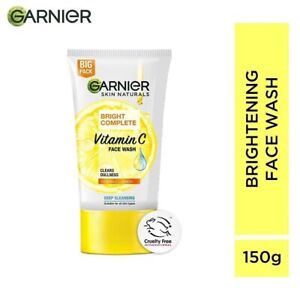 Garnier Skin Naturals, Facewash, Cleansing and Brightening, Bright Complete 150g