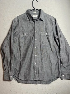 Taylor Stitch Shirt Mens 42 Large Black Long Sleeve Button Down Casual Comfort - Picture 1 of 13