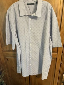 Perry Ellis Men’s Short Sleeved Button Down Shirt Size 3XL Tall - Picture 1 of 6