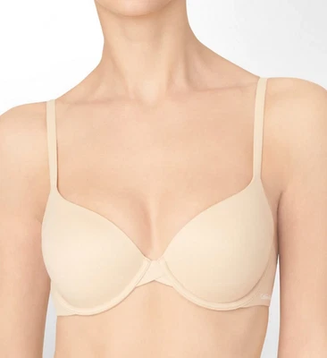 Calvin Klein BARE Perfectly Fit Memory Touch T-Shirt Bra, US 32DD, UK 32DD - Image 1 of 4