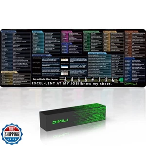 Excel Tappetino Scrivania Lenzuolo Trucchi - Tappetino Mouse Ufficio Grande Antiscivolo con Cucito Ed - Foto 1 di 5