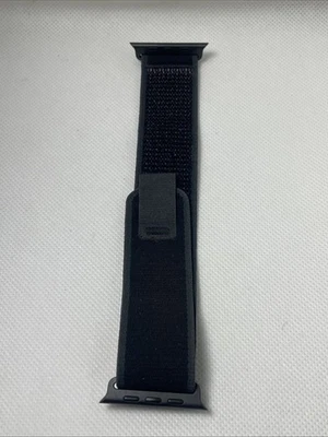 Genuine Apple Watch Ultra band Trail Loop 49mm -  Black/Blue - Image 1 of 3