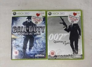 XBOX 360 Games - Call Of Duty World At War & 007 Quantums Of Solace - Picture 1 of 7