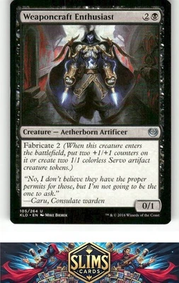 Magic the Gathering MTG Kaladesh Weaponcraft Enthusiast #105 Buy 2 Get 1 - Image 1 of 2