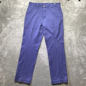Vineyard Vines Breaker Hose Herren 31x30 blau marineblau gerades Bein adrette Freizeit - Bild 1 von 9
