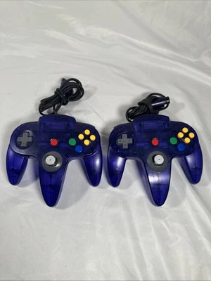 Nintendo 64 Controllers Funtastic Purple Grape Original Authentic OEM Tight 2x - Image 1 of 4