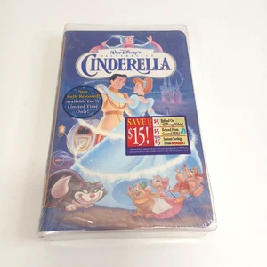 Cinderella - VHS Walt Disney Masterpiece Collection 1995 - Factory Sealed - Picture 1 of 8