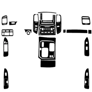 Full Set Piano Black Cover Car For Lexus LX470 For Toyota Land Cruiser 2003-2007 - Picture 1 of 16