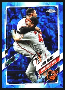 Actualización John Means 2021 Topps Zafiro Azul Baltimore Orioles #US169 - Imagen 1 de 2