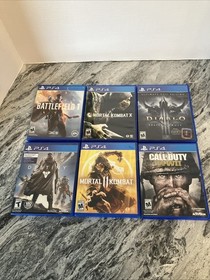 PS4 PlayStation 4, 6 Games All Tested Free Shipping