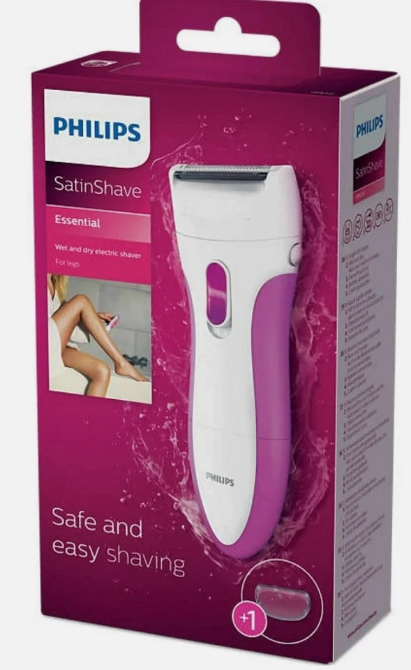 Philips SatinShave Essential Cordless Women’s Electric Shaver, HP6341/00 - Image 1 of 2